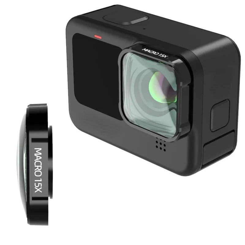 Gopro Action Camera Hero 13 Black - Filtro de lente Macro 15X HD