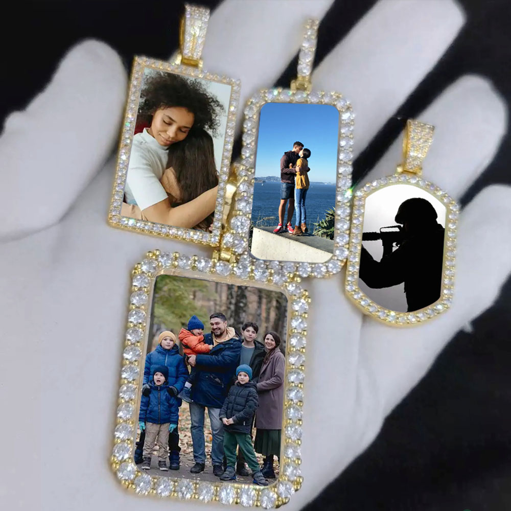Photography Definition - Colgante con Foto Personalizada Chapado en