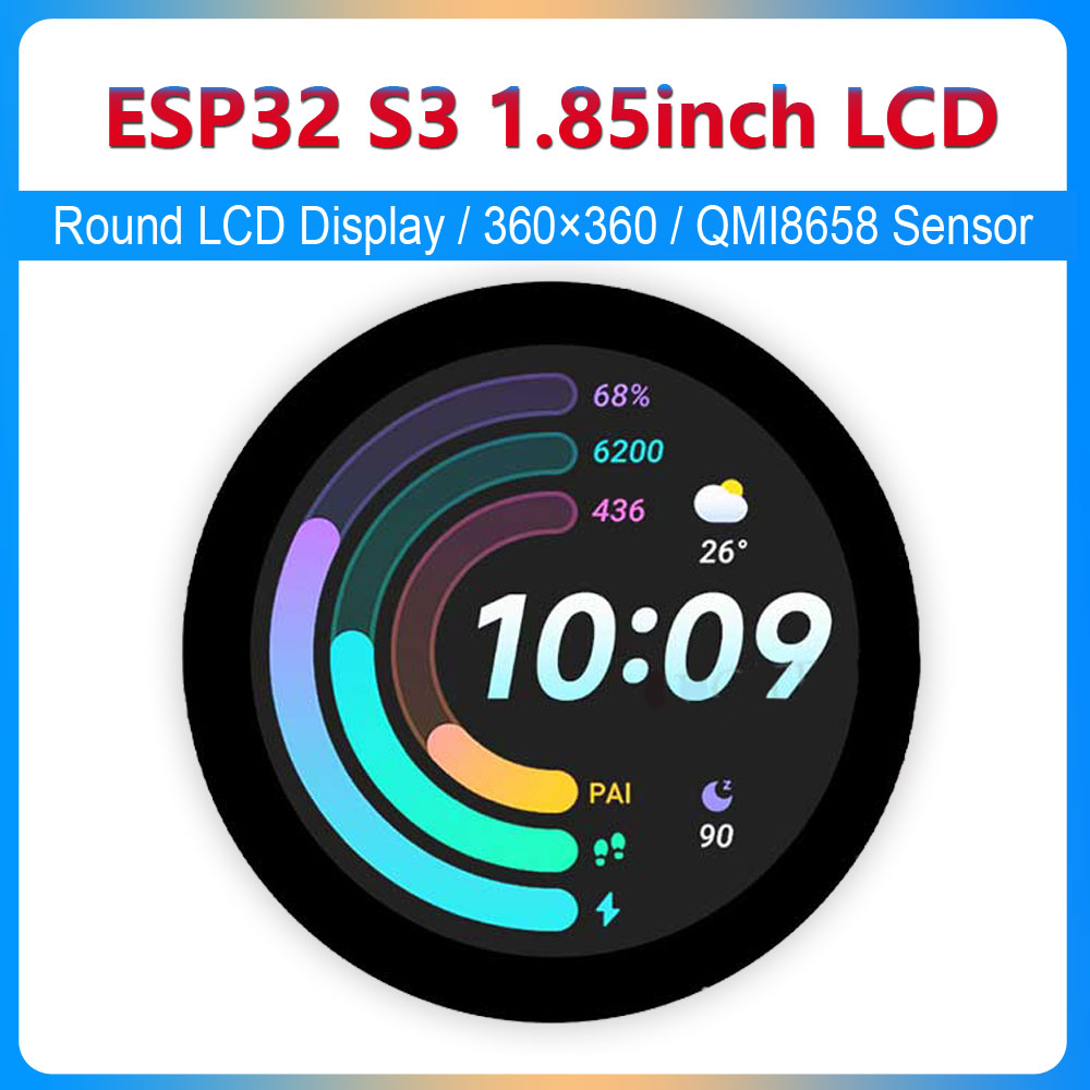 Photograph Mp3 - ESP32 S3 pantalla LCD redonda de
