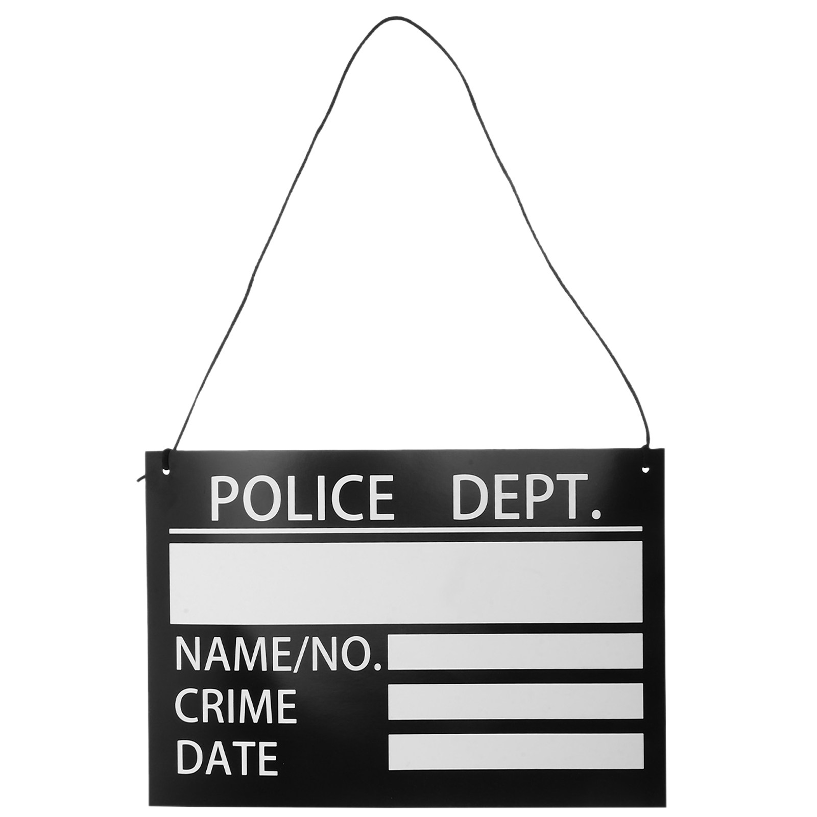Photography Prompt - Placa de identificación de recluso, accesorios