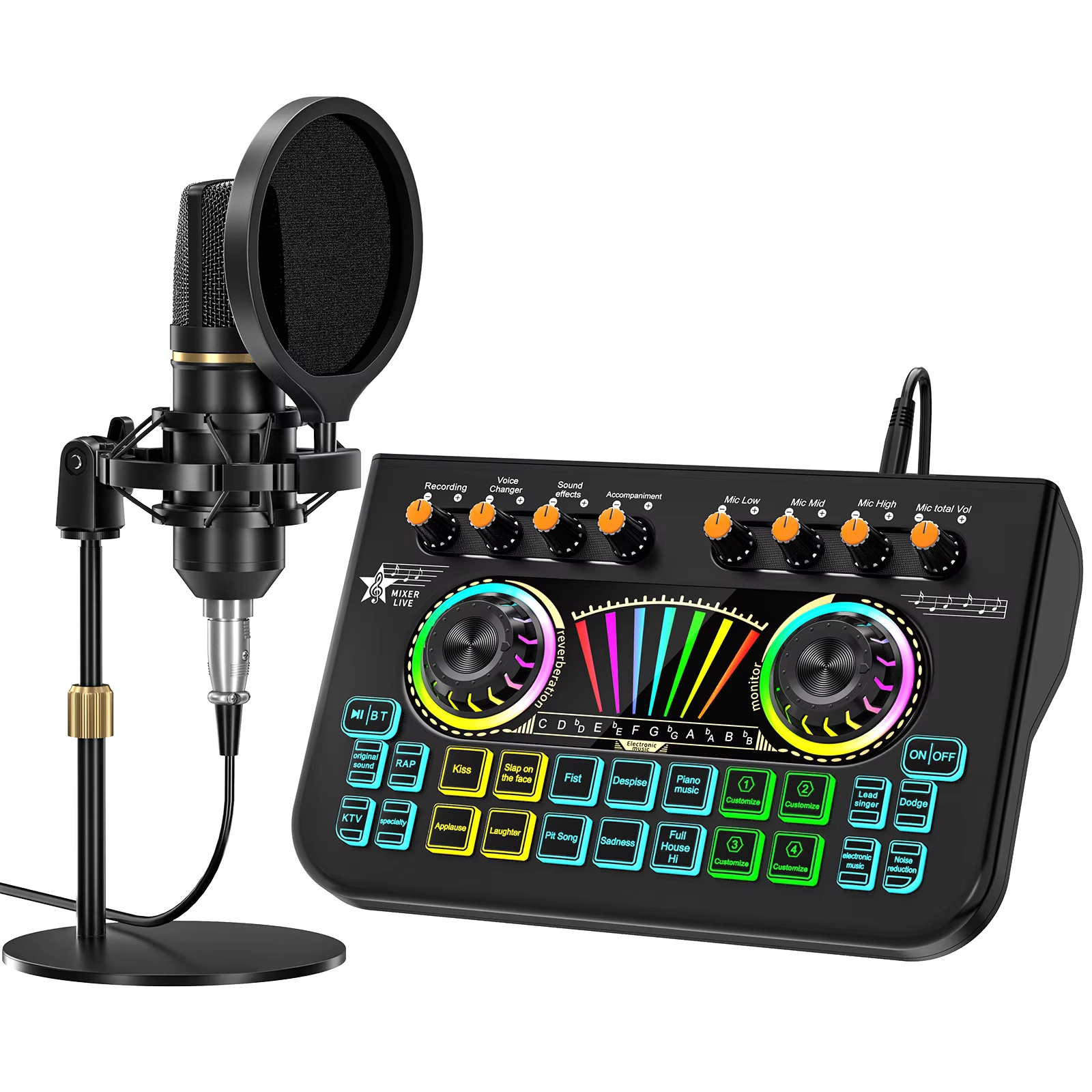 Photography Prompt - Kit de Micrófono para Podcast Tenlamp