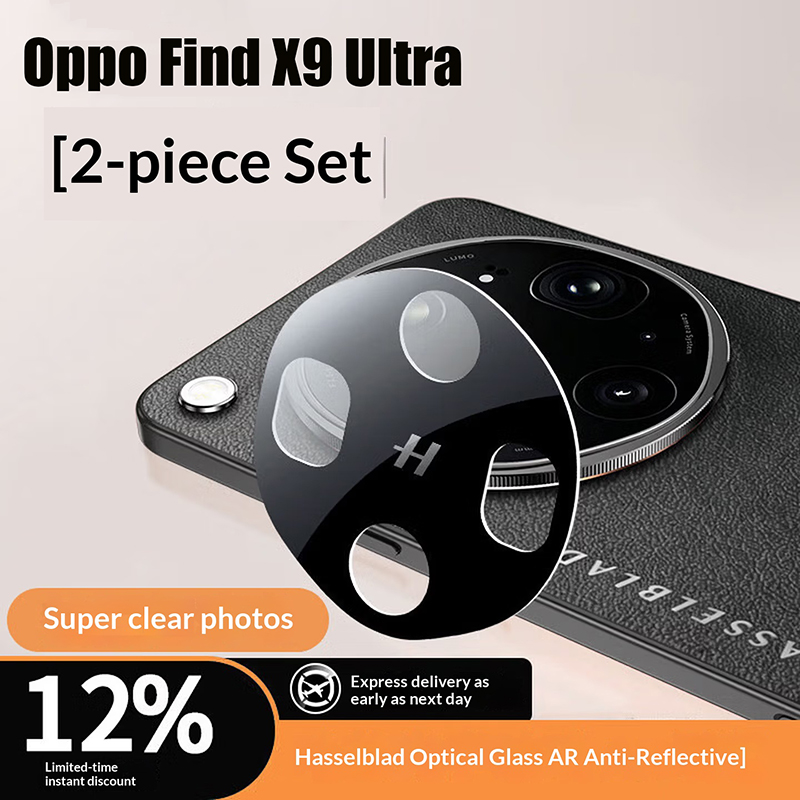 Photography Kit Oppo Find X9 Pro - Protector de lente de cámara negro