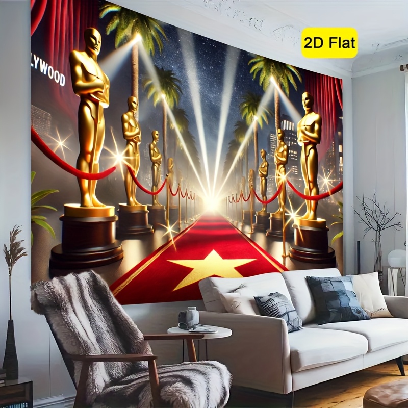 Un cartel plano 2D, una bander - Photography Oscar reseña y precio