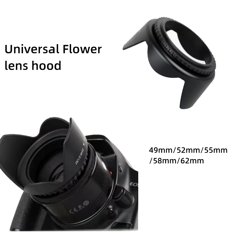 49mm 52mm 55mm 58mm 62mm 67mm  - Lens Hood Petal reseña y precio