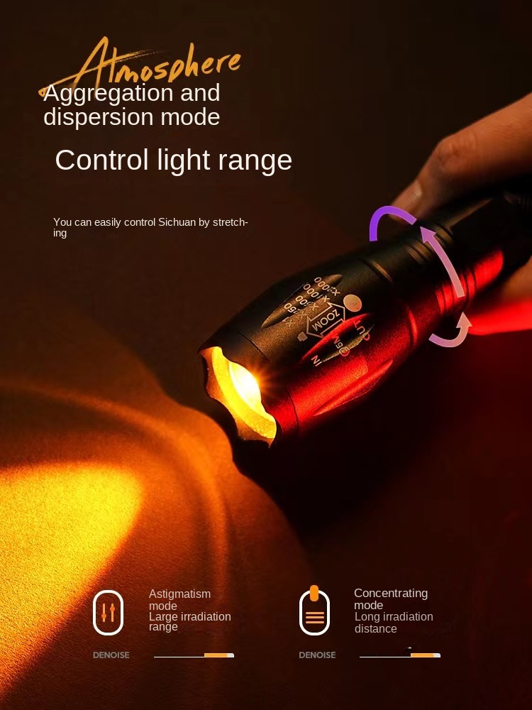 Linterna LED para fotografía,  - Photography Yellow Light reseña y precio