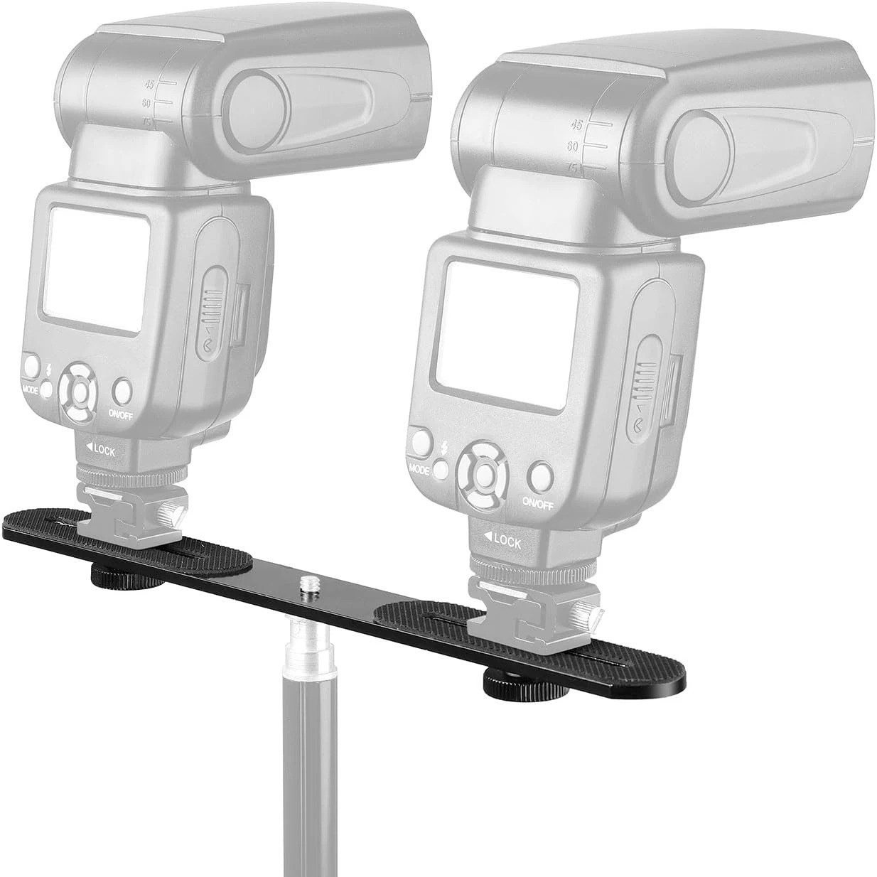 Soporte de Flash Doble con Mon - Hot Shoe Adapter reseña y precio