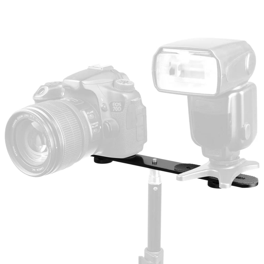 Soporte de Flash Doble con Mon - Hot Shoe Adapter reseña y precio