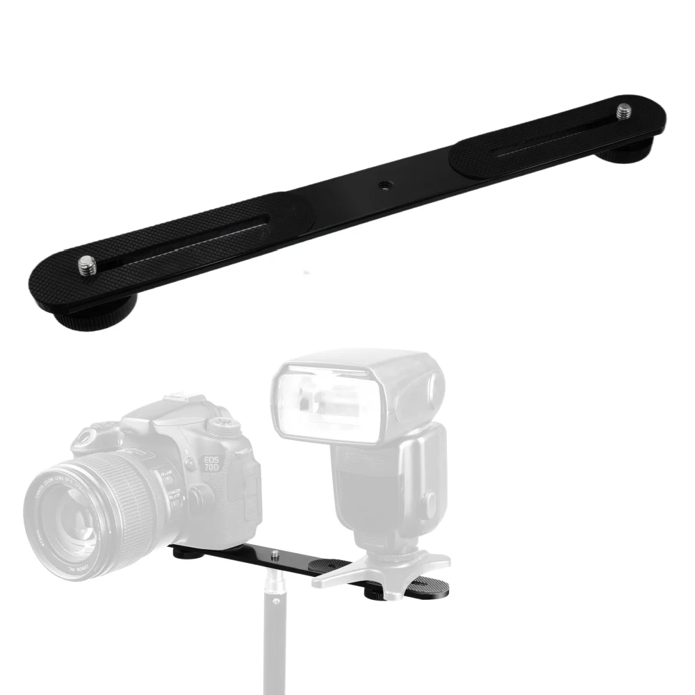 Soporte de Flash Doble con Mon - Hot Shoe Adapter reseña y precio