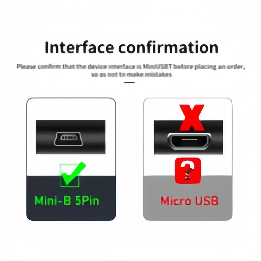 Cable corto USB C a Mini USB-5 - Photograph Mp3 reseña y precio