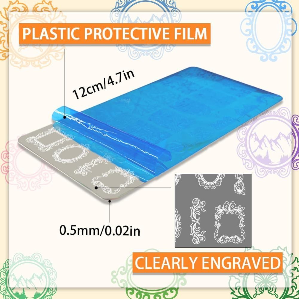 3 Placas de Estampado de Uñas  - Photography Definition reseña y precio