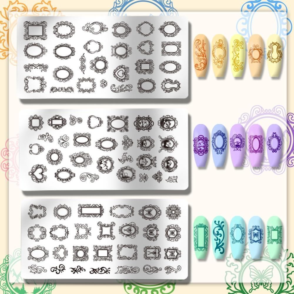 3 Placas de Estampado de Uñas  - Photography Definition reseña y precio