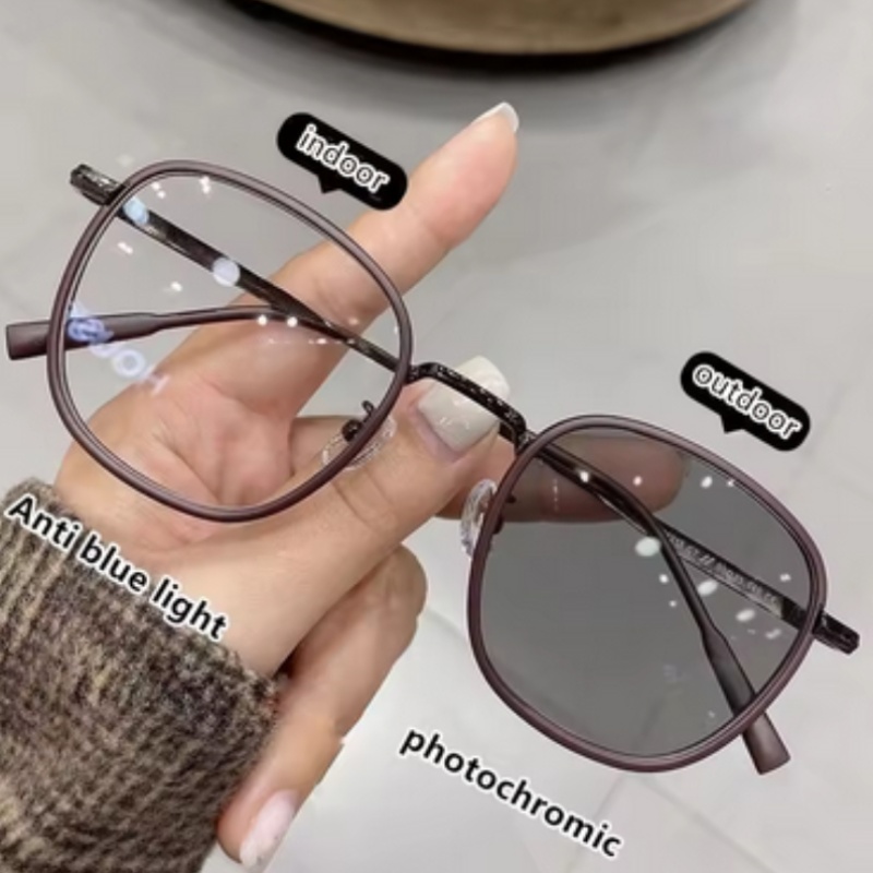 2 Pares de Gafas Retro Cuadrad - Photography Of A Man reseña y precio